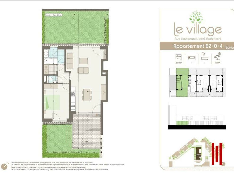 Appartement à louer à Anderlecht