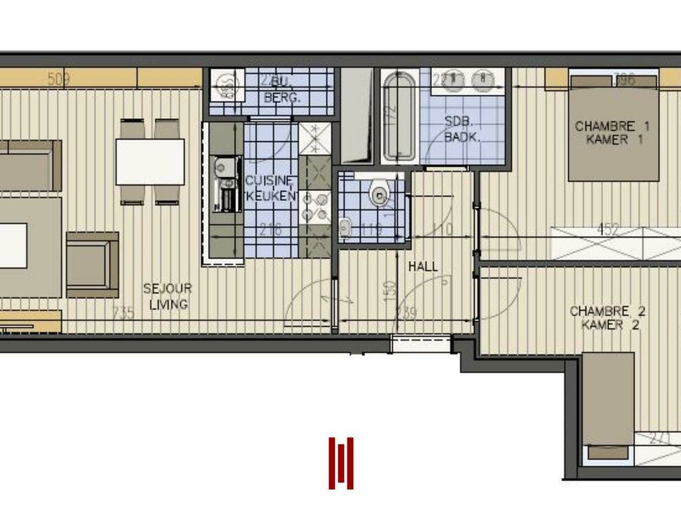Appartement à louer à Woluwe-Saint-Lambert