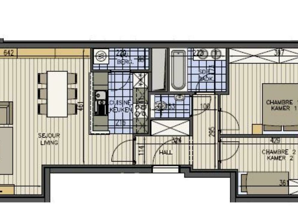 Appartement te huur in Sint-Lambrechts-Woluwe