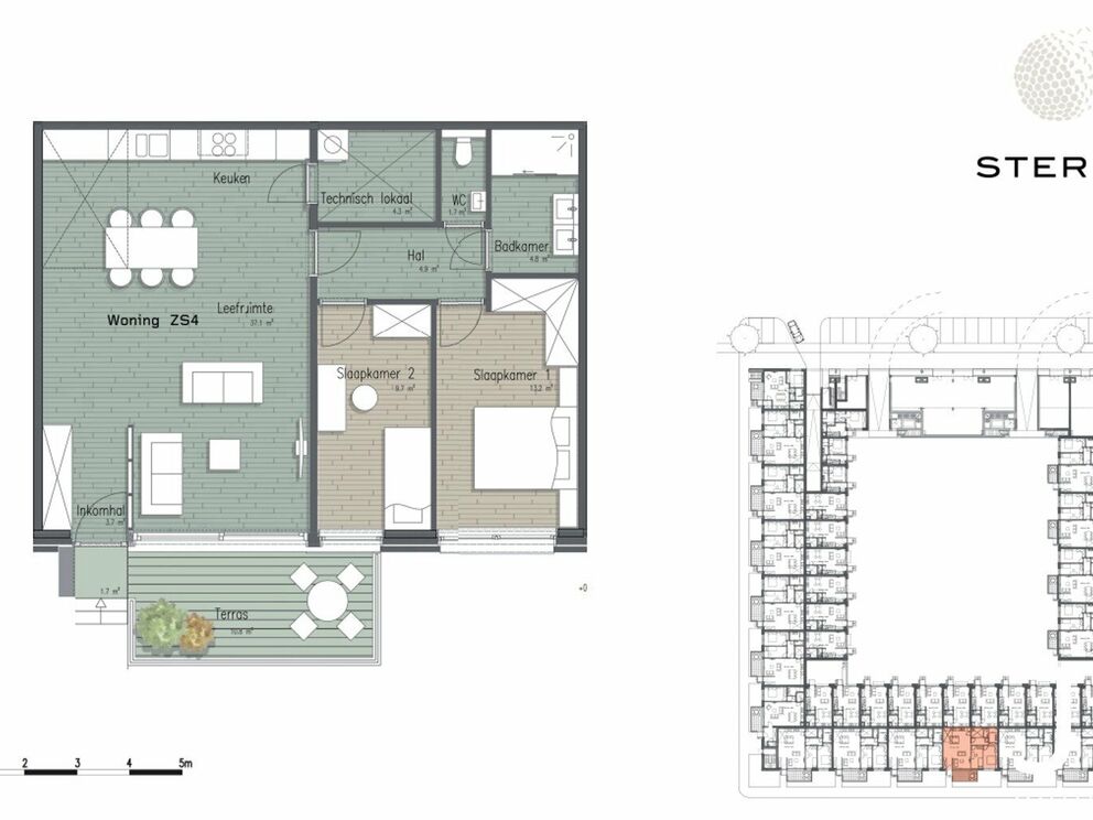 Appartement te huur in Zaventem