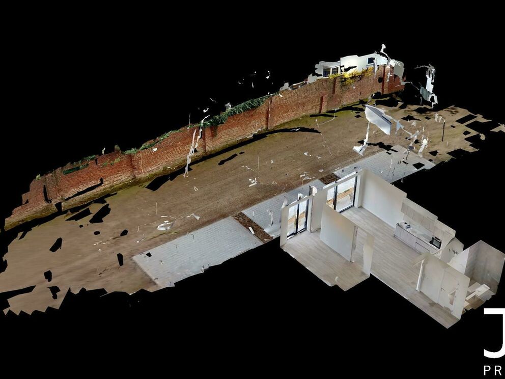 Gelijkvloerse verdieping te huur in Halle