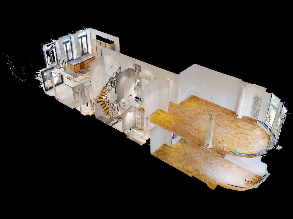 Ground floor with garden for rent in Etterbeek